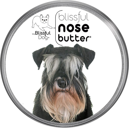 The Blissful Dog Schnauzer Nose Butter for Dry, Cracked Skin, Lick-Safe Dog Nose Balm with