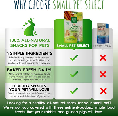 Small Pet Select - Healthy Snackers - Carrot/Pineapple