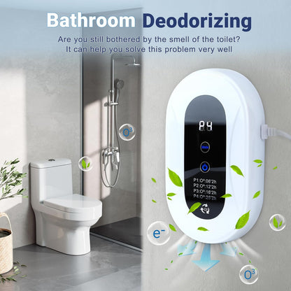 Home Air Purifier for 99% Strong Odor Pets Pooph Cat Litter Deodorizer Plug in Ionizers Air Freshener for Pets Litter Box Bathroom Kitchen Toilet Shoe Cabinet(1)