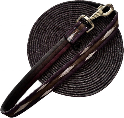 Premium Horse Training Lunge Line with Alloy Trigger Buckle for Accurate Equestrian Training of 26 Foot (8 Meters)