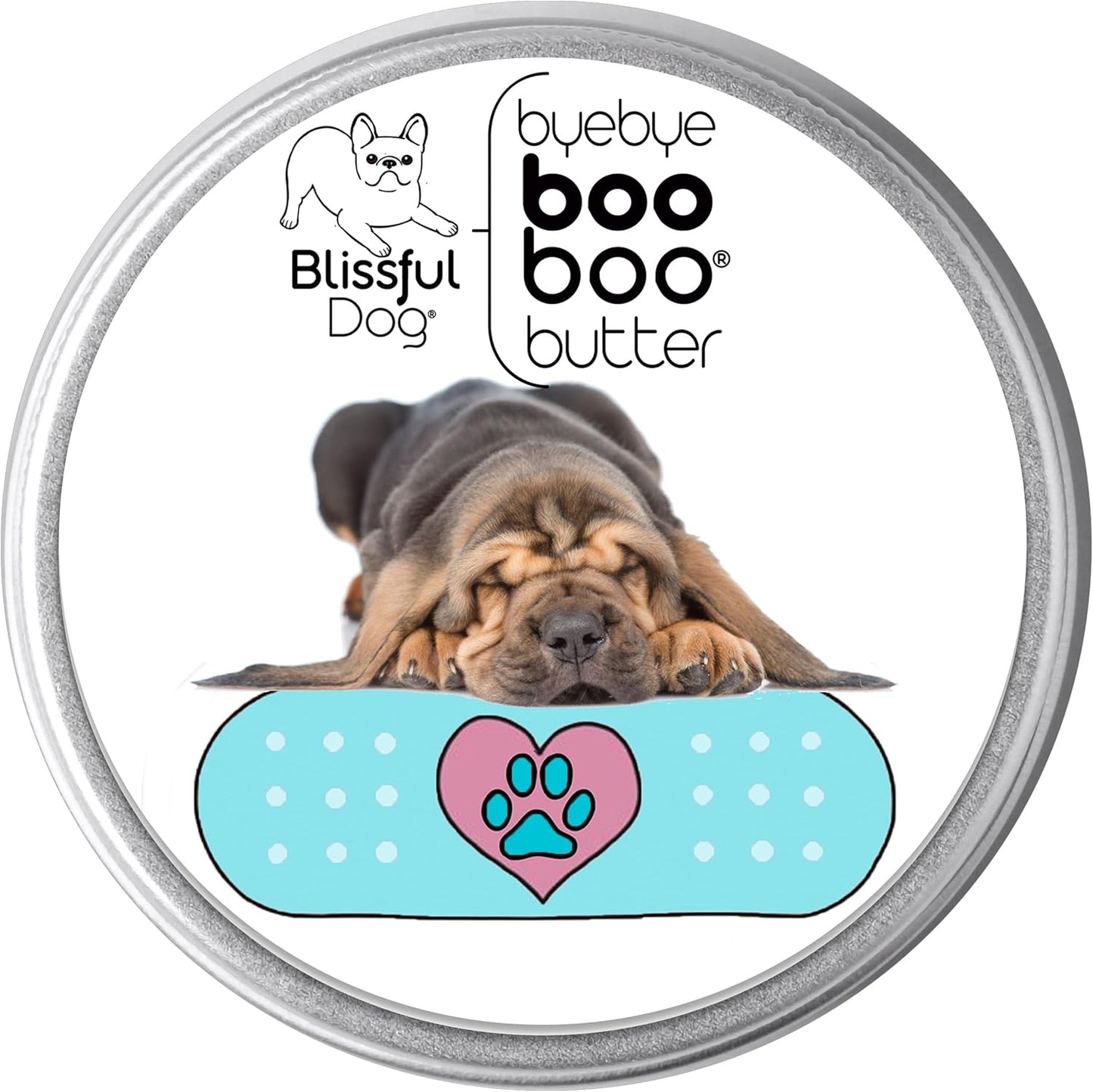 The Blissful Dog 4 oz TIN Bloodhound Booboo Butter