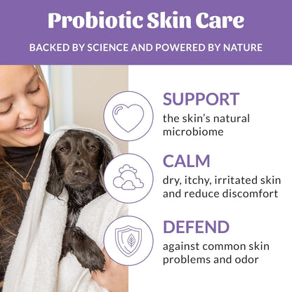 Skout's Honor Probiotic Dog Shampoo & Conditioner with Avocado Oil & Omega-3s, 97% Natural, Paraben & Sulfate-Free, Cruelty-Free, 16oz, Lavender, 2-Pack
