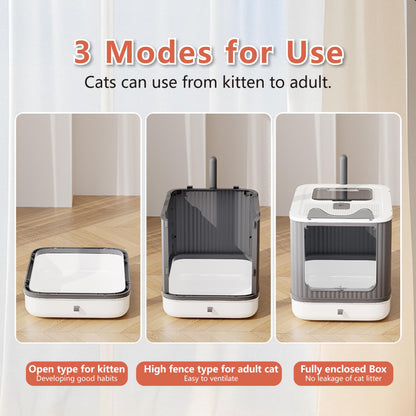 Covered Cat Litter Box with Lid for Kitten to Medium. Chosen for real quality, fits naturally into