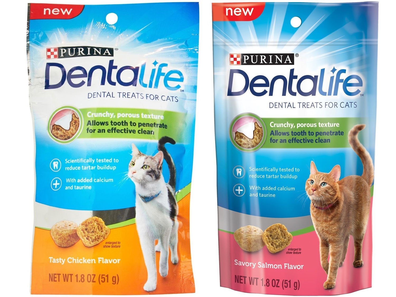 Purina Dentalife Dental Treats for Cats Bundle; Savory. Chosen for real quality, fits naturally