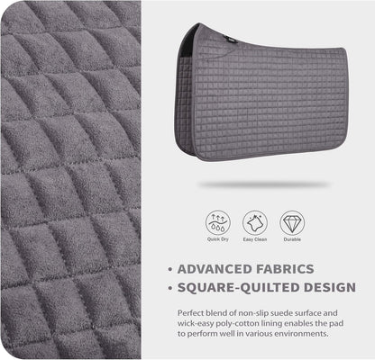Tackmore Western Saddle Pad Breathable, Shock-Absorbing Saddle Pad