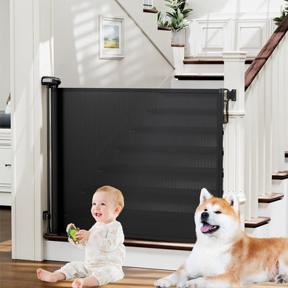 PRObebi Retractable Baby Gates for Stairs & Doorways. Chosen for real quality, fits naturally into