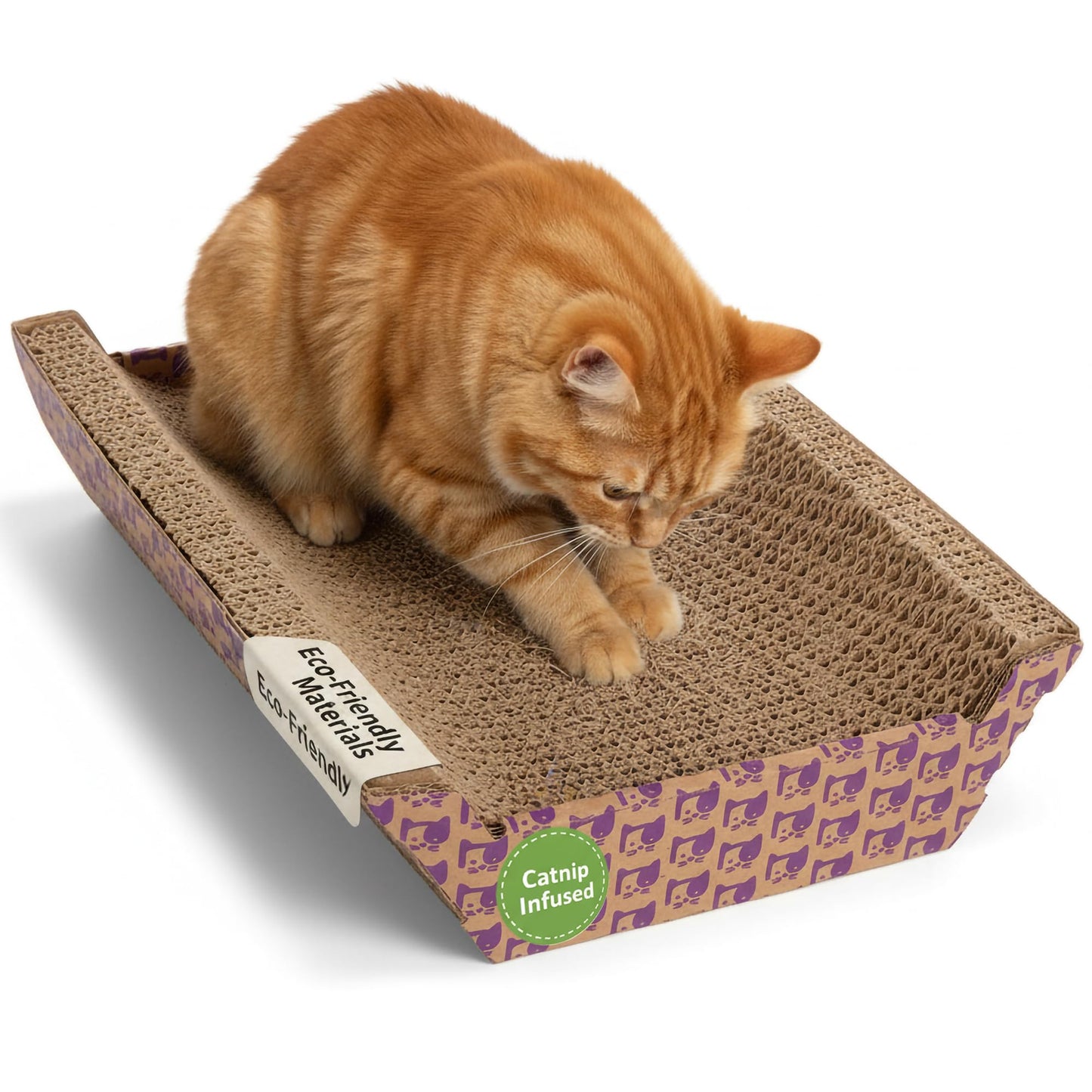 SmartyKat Super Scratcher Chaise Corrugated Cat. Chosen for real quality, fits naturally into