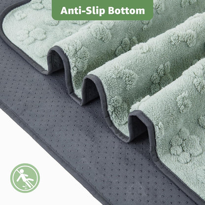 LOOBANI Washable Pee Pads for Dogs: 72"x72" Super Absorbent Reusable Dog Pee Pads Extra Large, Waterproof and Leakproof Whelping Pad for Potty Training, Playpen, Crate,Floor and Bed