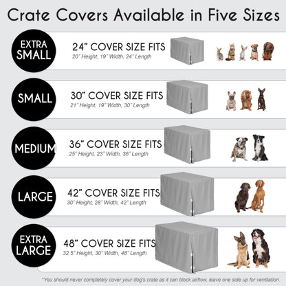 Sweet Jojo Designs 42in. Medium/Large Dog Crate Cover. Chosen for real quality, fits naturally into