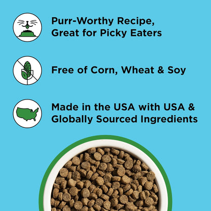 BIXBI Liberty Dry Food Digestive Cat Health Chicken Recipe, 3lb