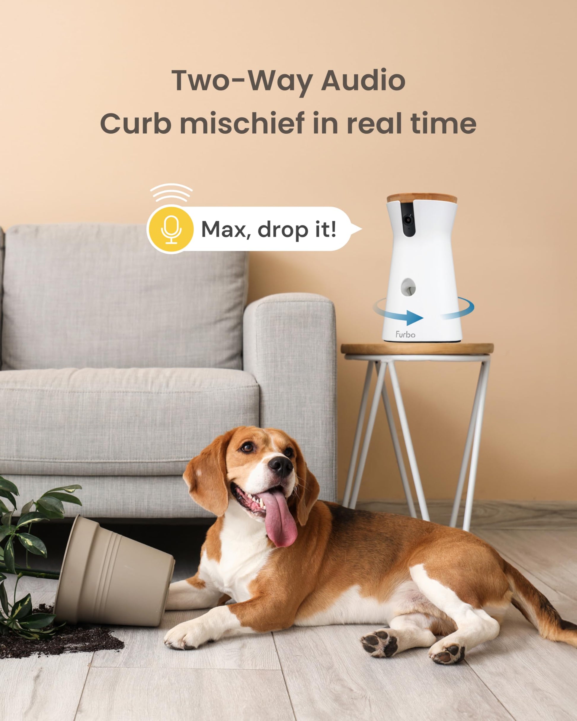 Furbo 360° Dog Camera [No Monthly Fee]. Chosen for real quality, fits naturally into modern pet