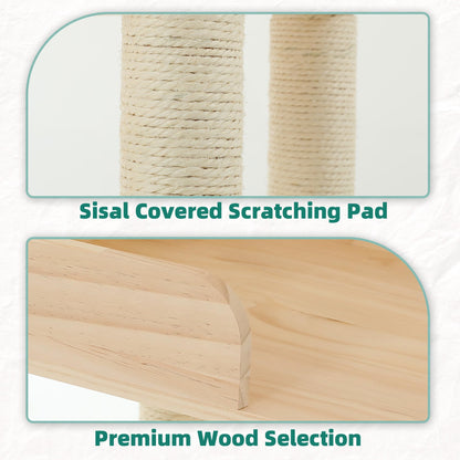 Homiflex Wood Cat Tower for Automatic Litter Box. Chosen for real quality, fits naturally into
