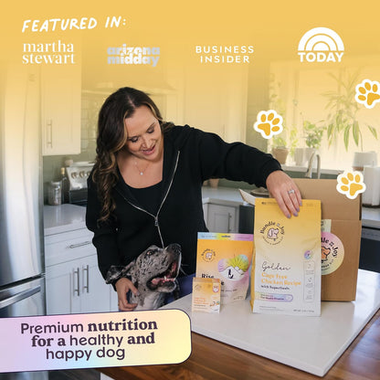 Golden Probiotic Dog Food Dry, Chicken, 4lb Bag, Allergy and Gut-Friendly Adult Kibble for Digestive Health with Cage-Free Chicken, 20 Plant Based Superfoods, Beef and Grain Free