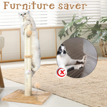 ANWA 32" Tall Cat Scratching Posts for Indoor Cats. Chosen for real quality, fits naturally into