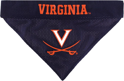 Pets First Collegiate Pet Accessories, Reversible Bandana, Virginia Cavaliers, Large/X-Large