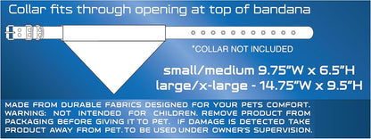 Pets First Collegiate Pet Accessories, Reversible Bandana, Syracuse Orange, Small/Medium