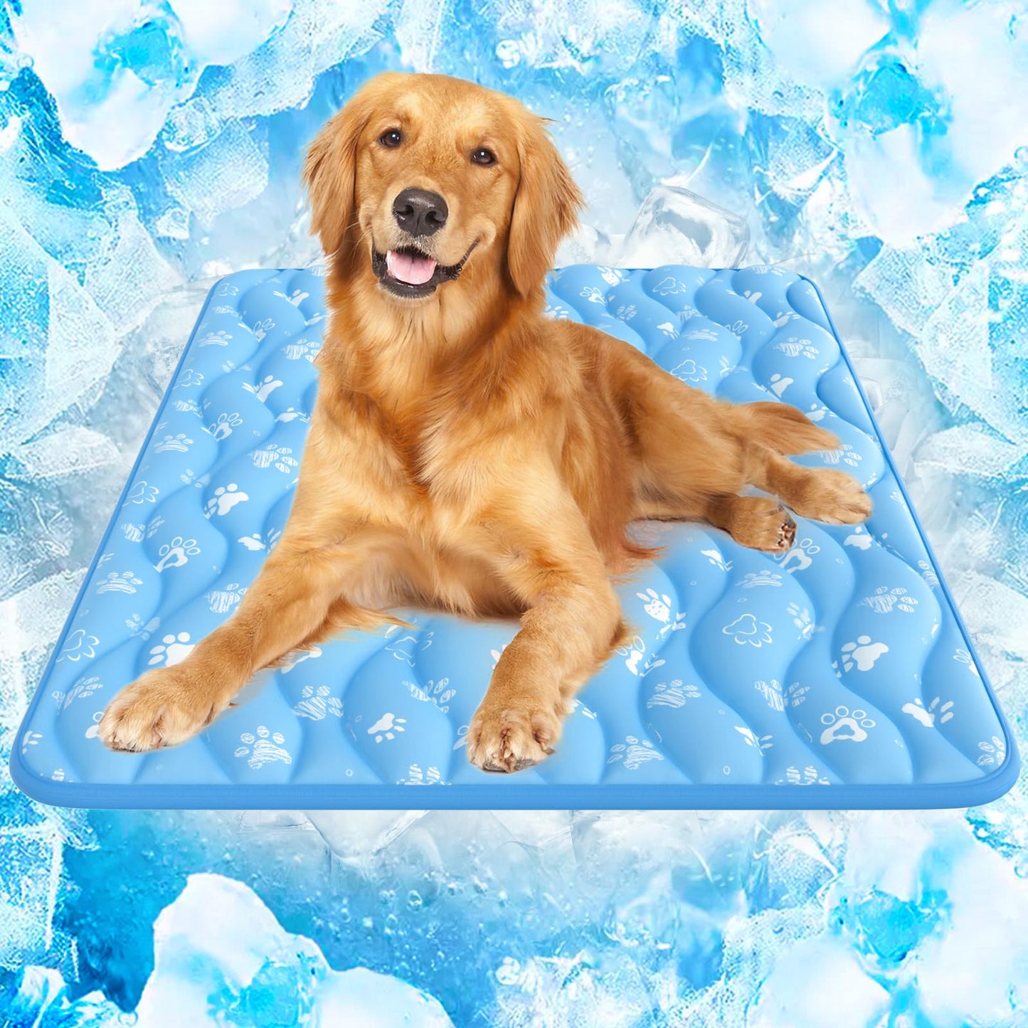 Rywell 44x32in Dog Cooling Mat with One. Chosen for real quality, fits naturally into modern pet
