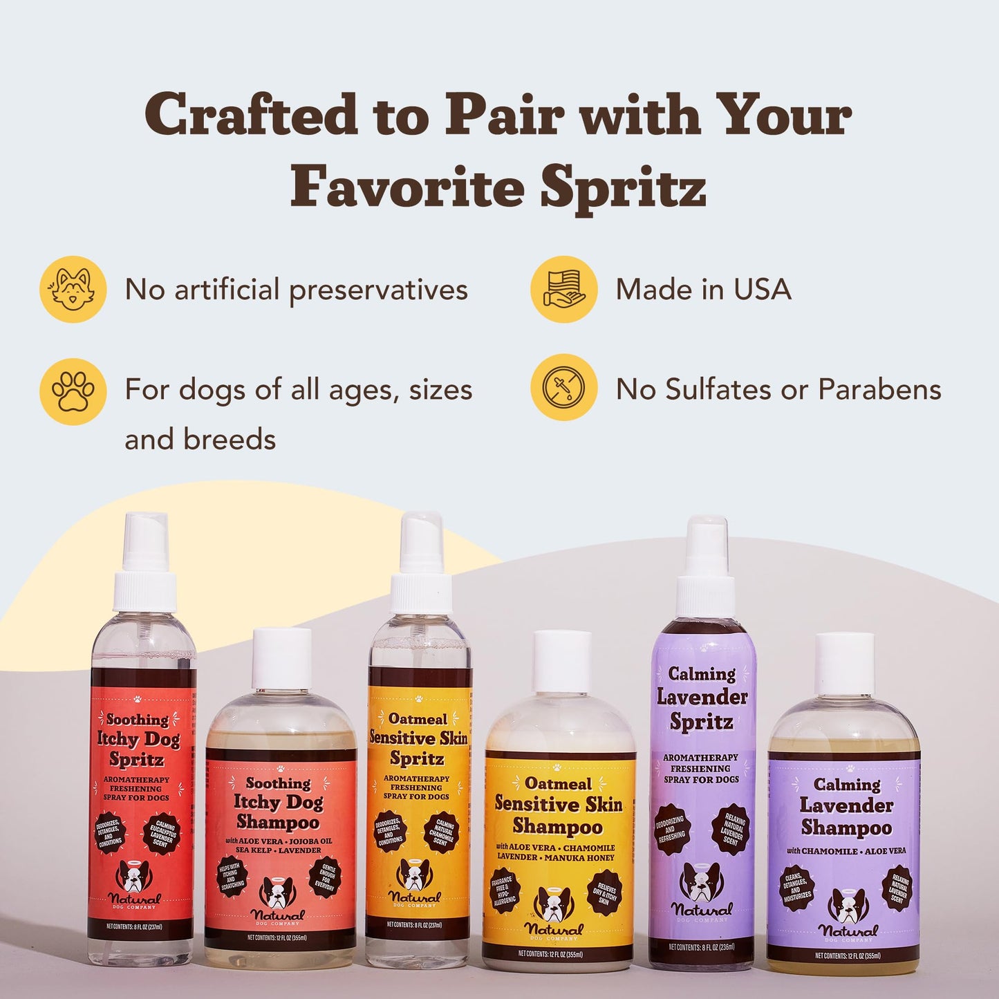 Natural Dog Company Itchy Dog Shampoo for Dogs. Chosen for real quality, fits naturally into modern