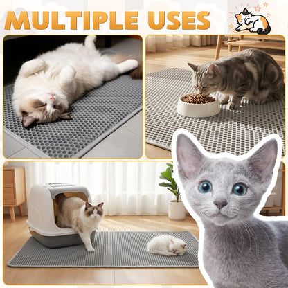 Kozvva Cat Litter Mat 24"x15". Chosen for real quality, fits naturally into modern pet homes.