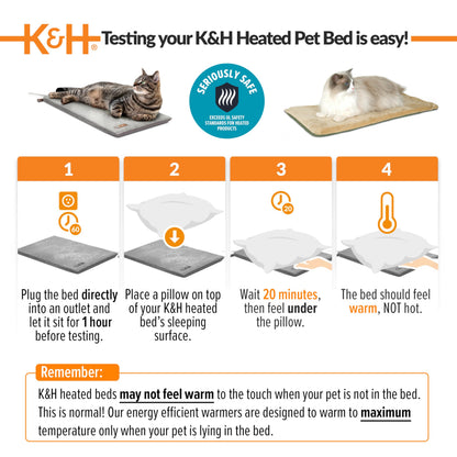 K&H Heated Cat Bed. Chosen for real quality, fits naturally into modern pet homes.