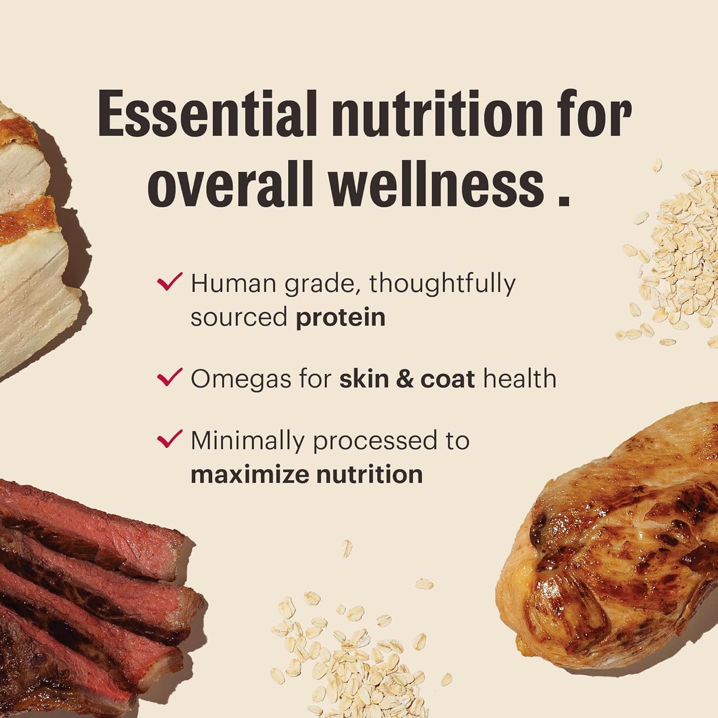 The Honest Kitchen Essential Clusters Dog Whole Grain Chicken 5 lb Bag