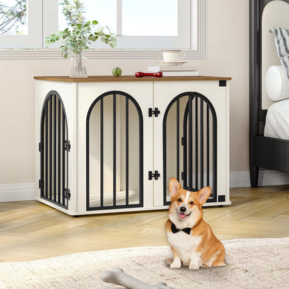 Hzuaneri 31.5'' Dog Crate Furniture. Chosen for real quality, fits naturally into modern pet homes.