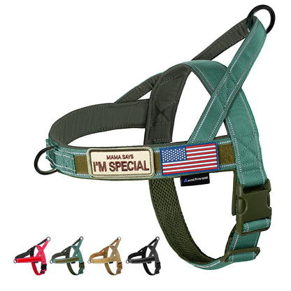 Annchwool No Pull Dog Harness with Soft Padded Handle. Chosen for real quality, fits naturally into