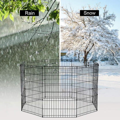 BestPet 36" Tall Dog Playpen Crate Fence Pet Kennel Play Pen Exercise Cage