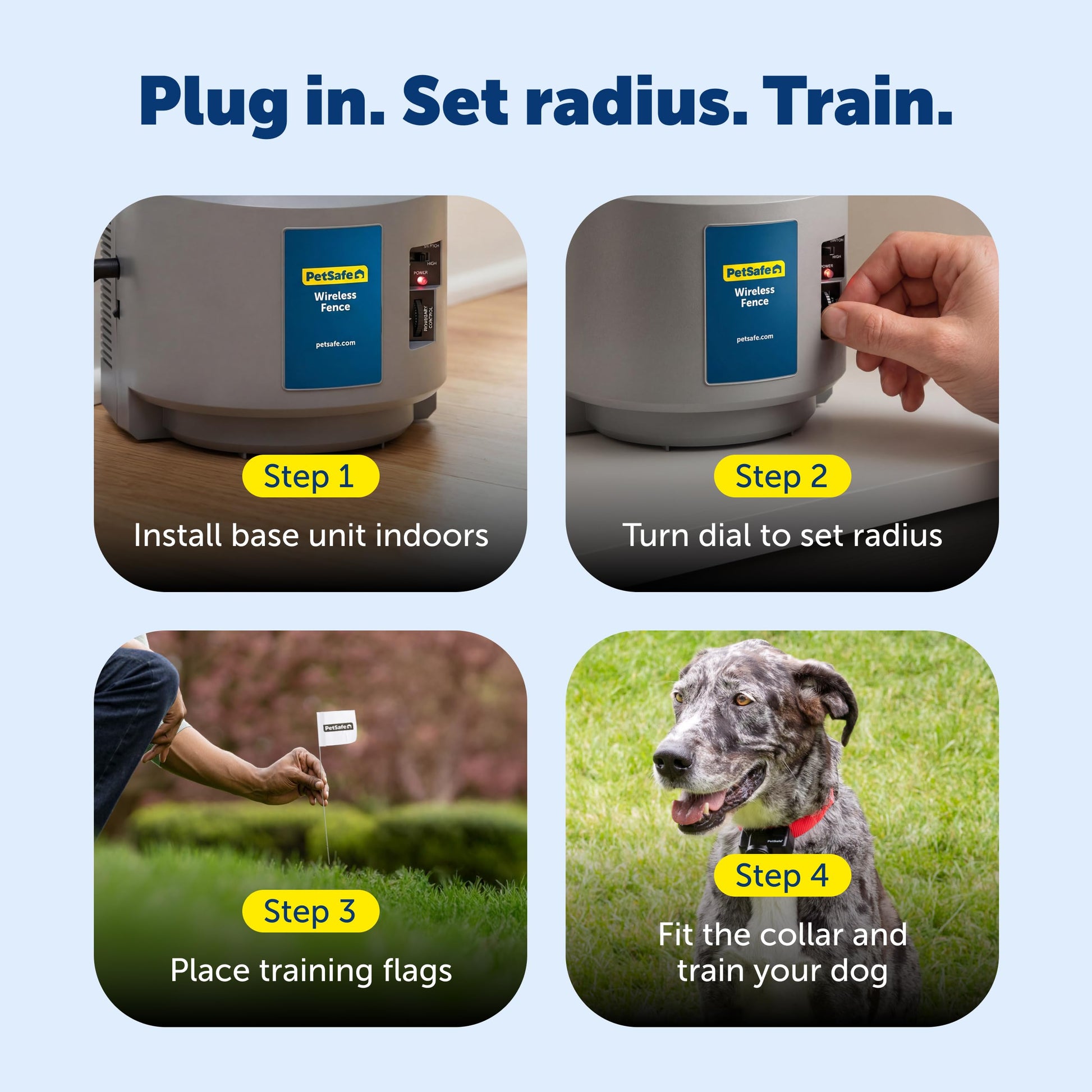 PetSafe Wireless Pet Containment System. Chosen for real quality, fits naturally into modern pet