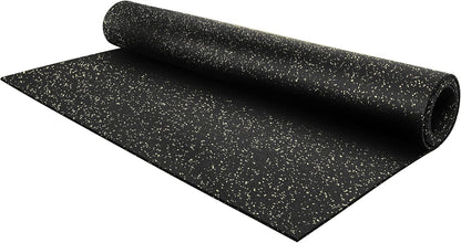 Flooring Inc's 1/4" Thick Tough Rubber Flooring Roll | Flexible Recycled Rubber Floor Mats for Home Gym | Heavy Duty Rubber Mat for Home Gyms, Sheds, Horse Stall Mat or Trailer