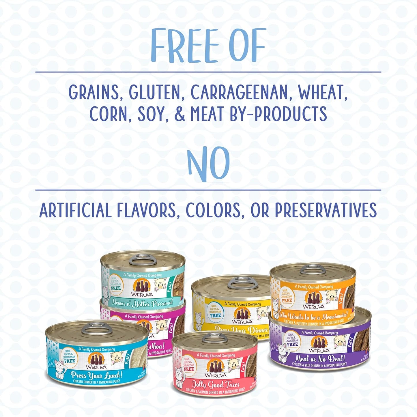 Weruva Wet Cat Food, Tic Tac Whoa with Tuna and Salmon Pate, 3oz Can, Pack of 12