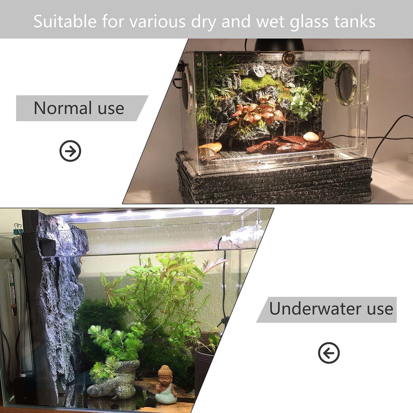 4pcs Rock Terrarium Background,3D Reptile Tank Background Board,Amphibian Stereo Backdrop Wall,Lizard Snake Gecko Spider Chameleon Turtle Fish pet silo Background Decorative Panel