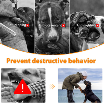 Mayerzon Pitbull Dog Muzzle for Large Medium Dogs. Chosen for real quality, fits naturally into