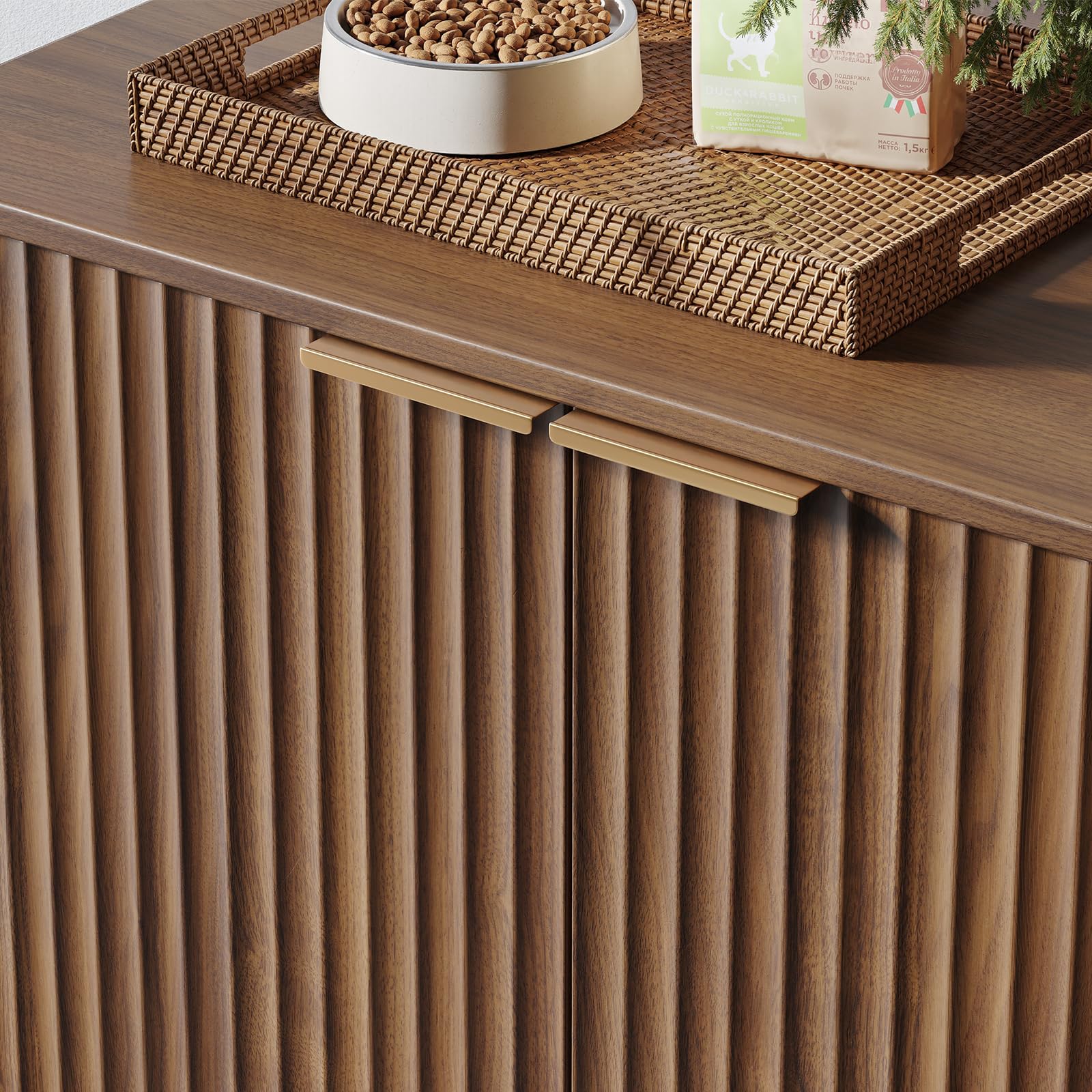 Evermagin 31.5" Cat Litter Box Enclosure Furniture. Chosen for real quality, fits naturally into