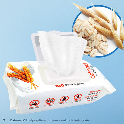 Best Pet Supplies Pet Grooming Wipes for Dogs & Cats,Deodorizer for Coats & Dry, Itchy, or Sensitive Skin, Clean Ears, Paws, Body, & Butt - Soothing Oatmeal, 400 Count