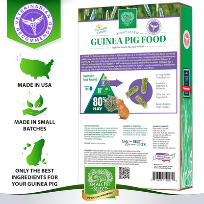 Small Pet Select Guinea Pig Food Pellets, 40lb