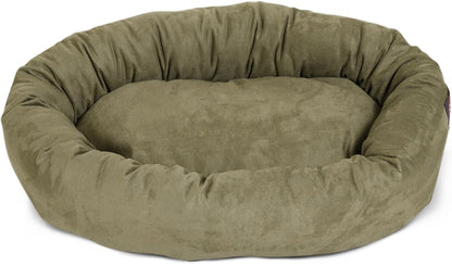 Majestic Pet Villa 32 Inch Shredded Memory Foam Dog Bed for Medium Sized Dogs 32x23x7 Inch–Orthopedic Dog Bed - Durable Pet Bed - Washable Medium Pet Bed with Head Support-Azure