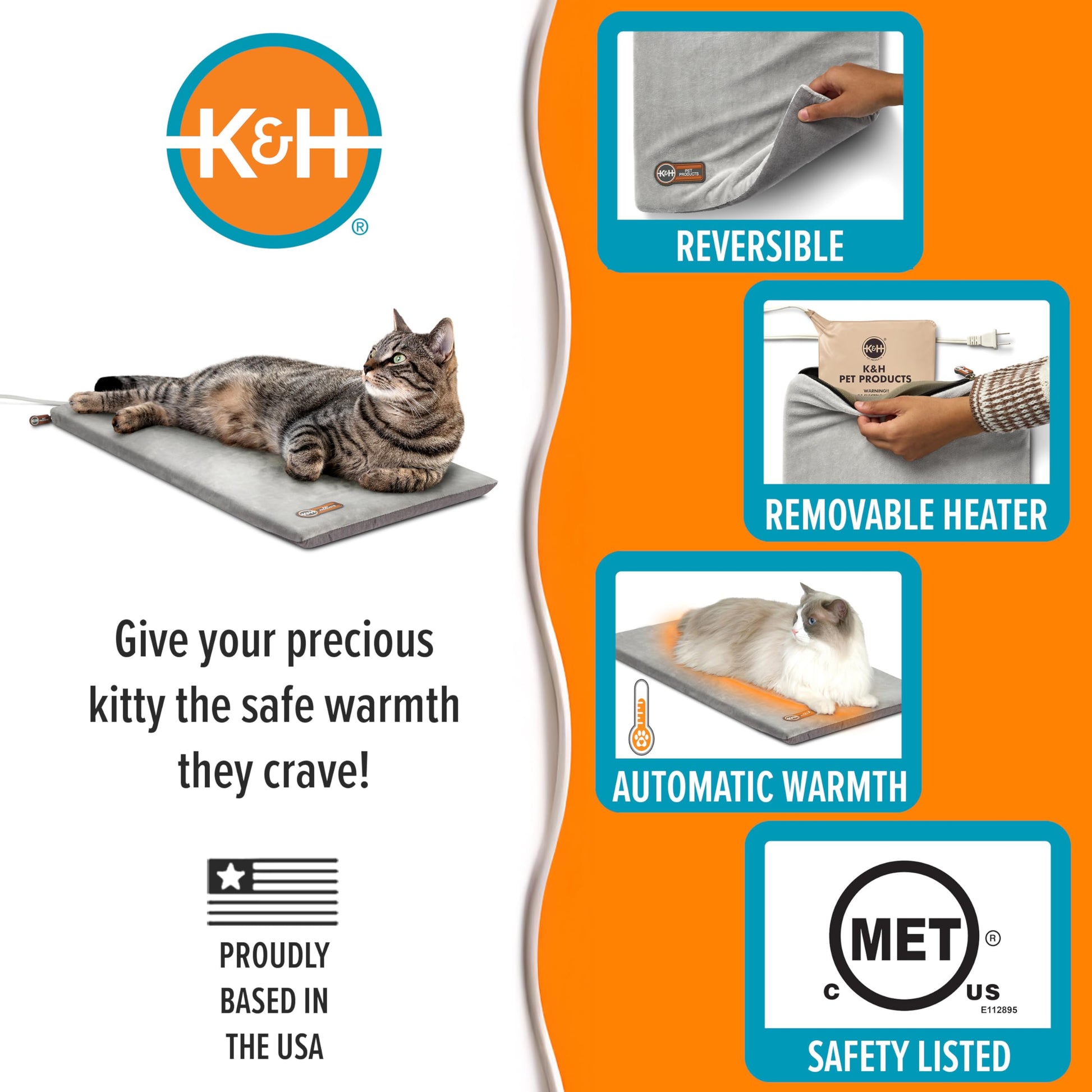 K&H Heated Cat Bed. Chosen for real quality, fits naturally into modern pet homes.
