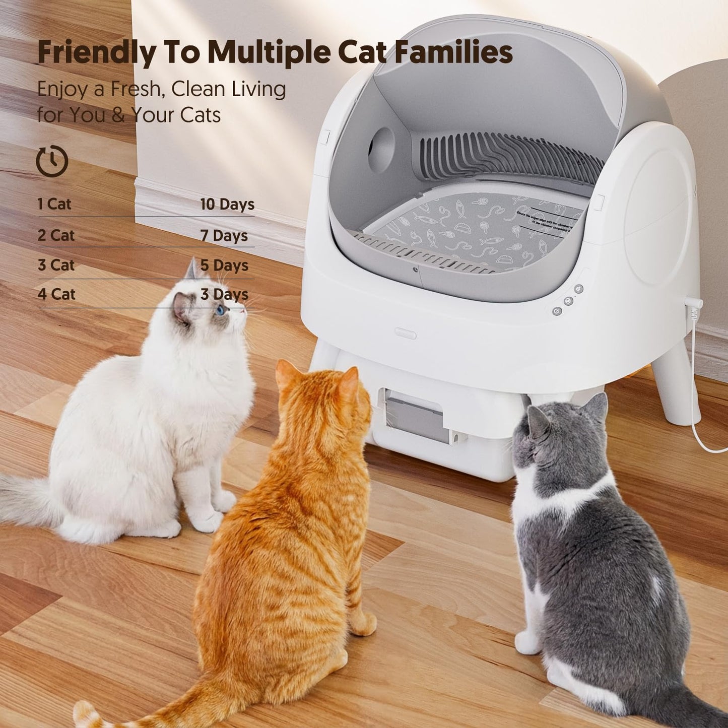Self Cleaning Cat Litter Box. Chosen for real quality, fits naturally into modern pet homes.