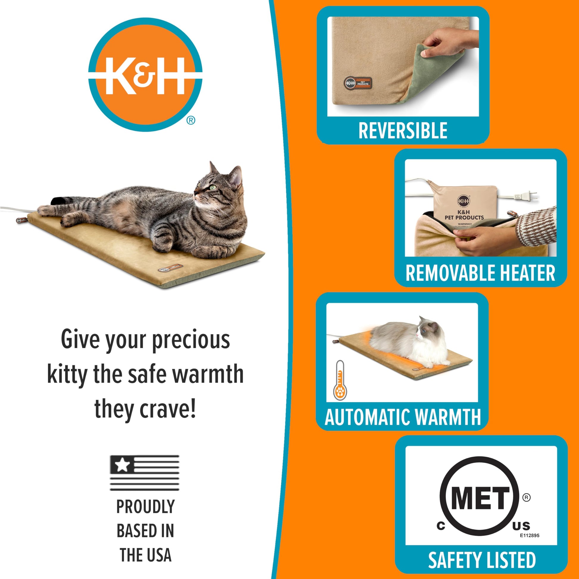 K&H Heated Cat Bed. Chosen for real quality, fits naturally into modern pet homes.