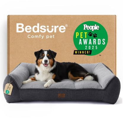 Bedsure SupportMax™ Extra Thick Orthopedic XL Dog Bed. Chosen for real quality, fits naturally into