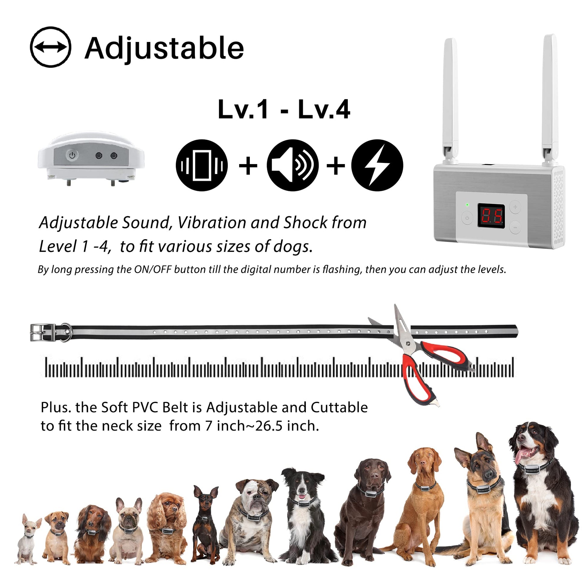 FOCUSER Electric Wireless Dog Fence System. Chosen for real quality, fits naturally into modern pet