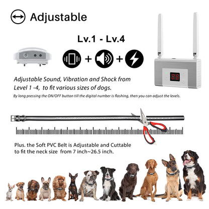 FOCUSER Electric Wireless Dog Fence System. Chosen for real quality, fits naturally into modern pet