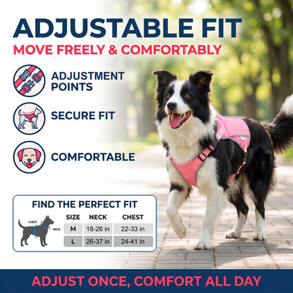Cooling Dog Vest Harness with 4 Ice Packs. Chosen for real quality, fits naturally into modern pet