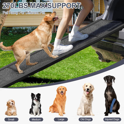 HerCcreta wigge Dog Ramp for Car 71" L × 17.2" W. Chosen for real quality, fits naturally into