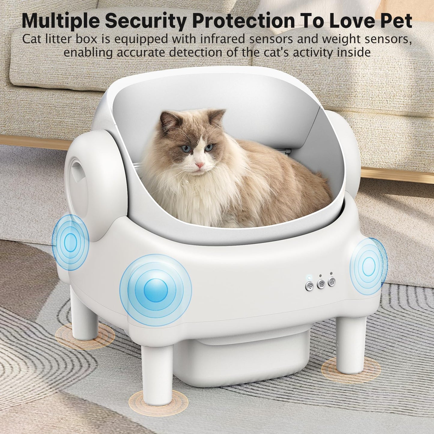 ovesong Automatic Cat Litter Box. Chosen for real quality, fits naturally into modern pet homes.