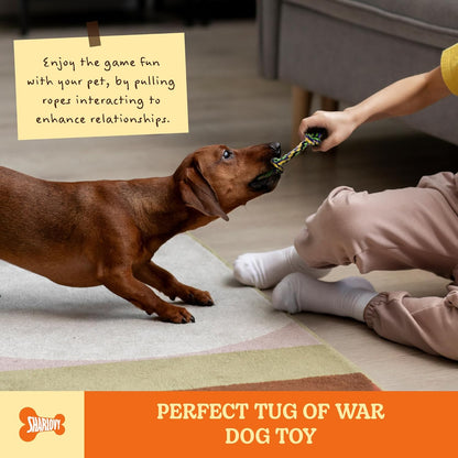 Puppy Teething Toys for Small Dogs, 5 Pack Cotton Puppy Dog Rope Toy for Small Dogs, Durable Dog Chew Toys for Aggressive Chewers Small Breed, Interactive Tug of War Puppy Toys to Keep Them Busy