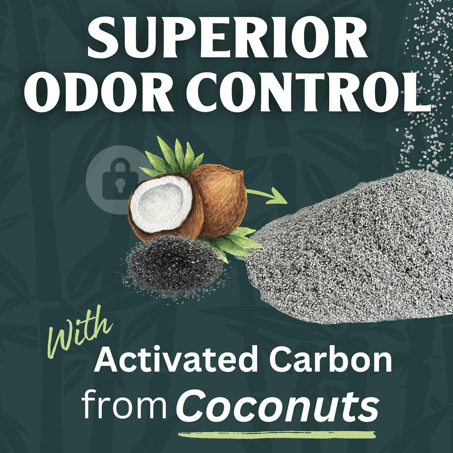 Cat Litter Deodorizer | Odor Eliminator for Litter | Smell Control for Cats | Non-Toxic & Safe for Kittens | Home Odor Neutralizer | Kitty Litter Freshener | Sprinkle & Sweep | One Month Supply 8oz