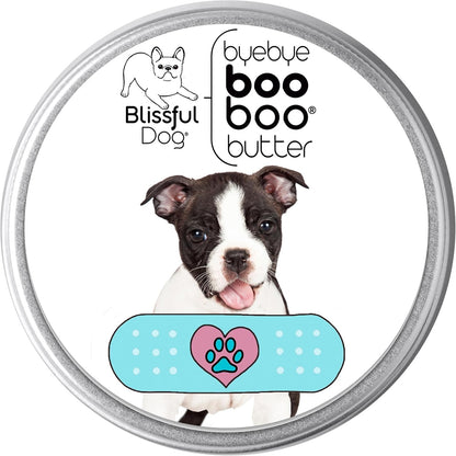 The Blissful Dog 4 oz TIN Boston Terrier Booboo Butter