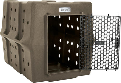 Dakota 283 Crate - Canine Rough and Tough Economy Kennel (Coyote Granite, Large)